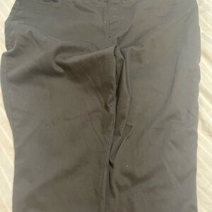 Hannah Black Trousers 2X Straight Leg